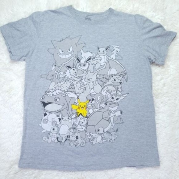 Pokemon 1st Generation Tshirt Size L - Picture 1 of 9